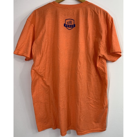 The 7 Line Citi Feild Mets Men's T-shirt XL Orange Cotton This Is Where Its At - Picture 2 of 7